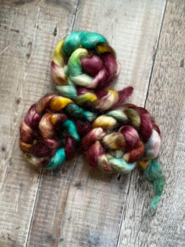 Autumn wool for spinning eleanor shadow